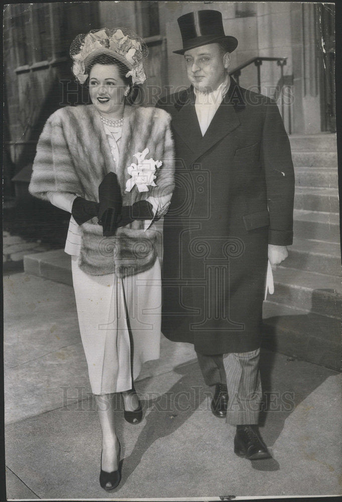 1948 Press Photo Mr &amp; Mrs William L O&#39;Neill - Historic Images