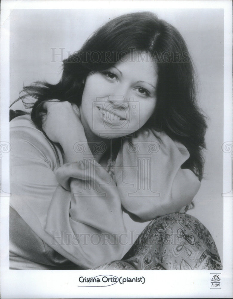 1975 Press Photo Cristina Ortiz Brazilian Pianist - Historic Images