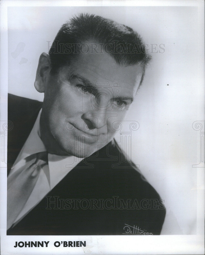 1967 Press Photo Entertainer Johnny O&#39;Brien - Historic Images