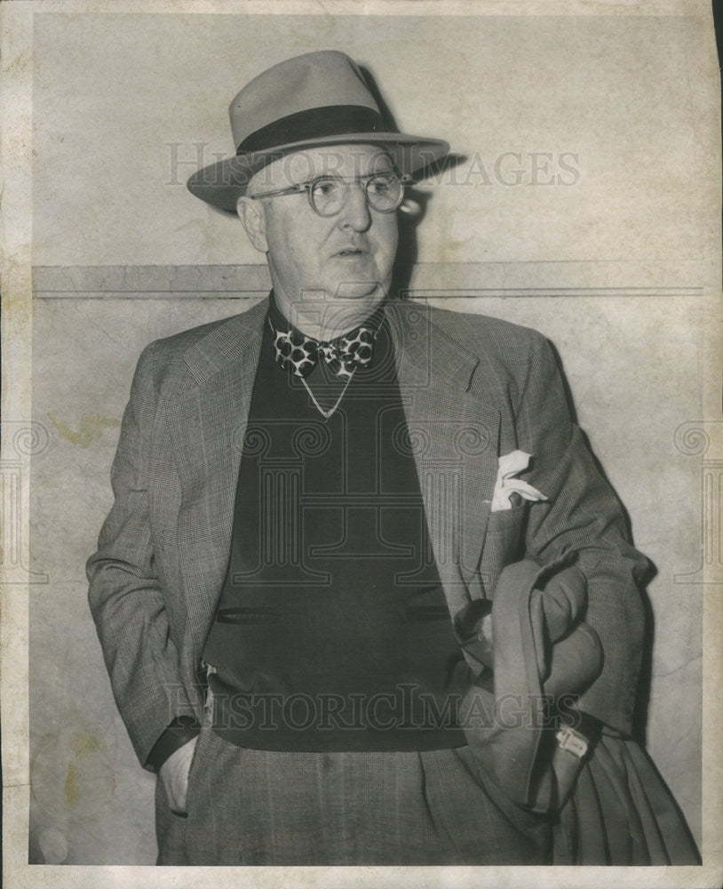 1951 Press Photo  Former States Rep Lawrence J O&#39;Brien in court - Historic Images