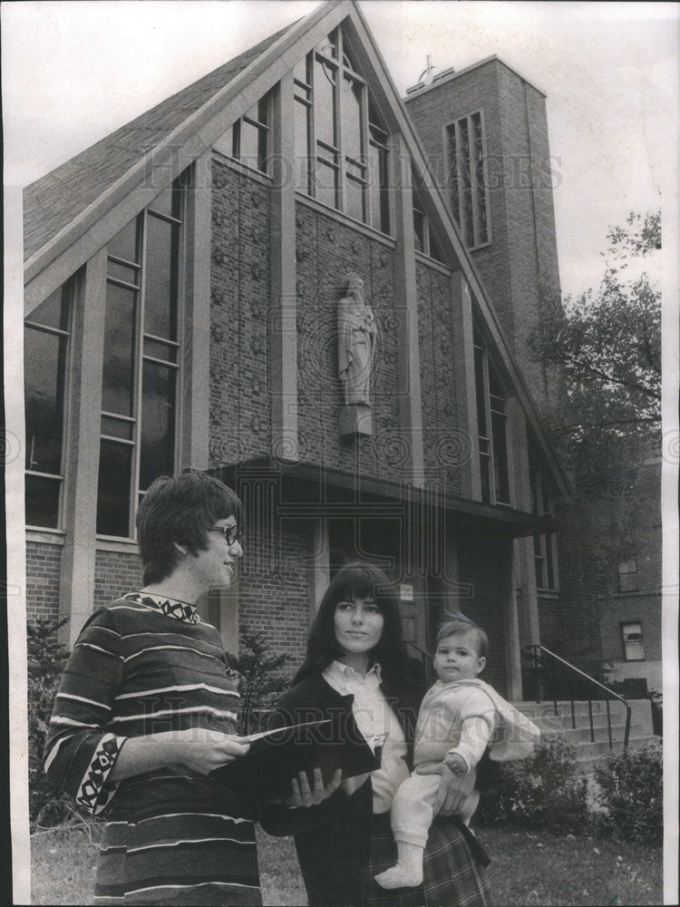 1970 Press Photo Al raby Church of St Paul and redeemer - Historic Images