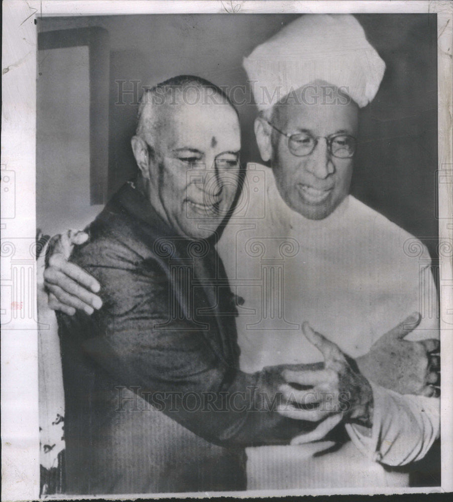 1962 Press Photo Indian Prime Minister Jawaharlal Nehru President - Historic Images