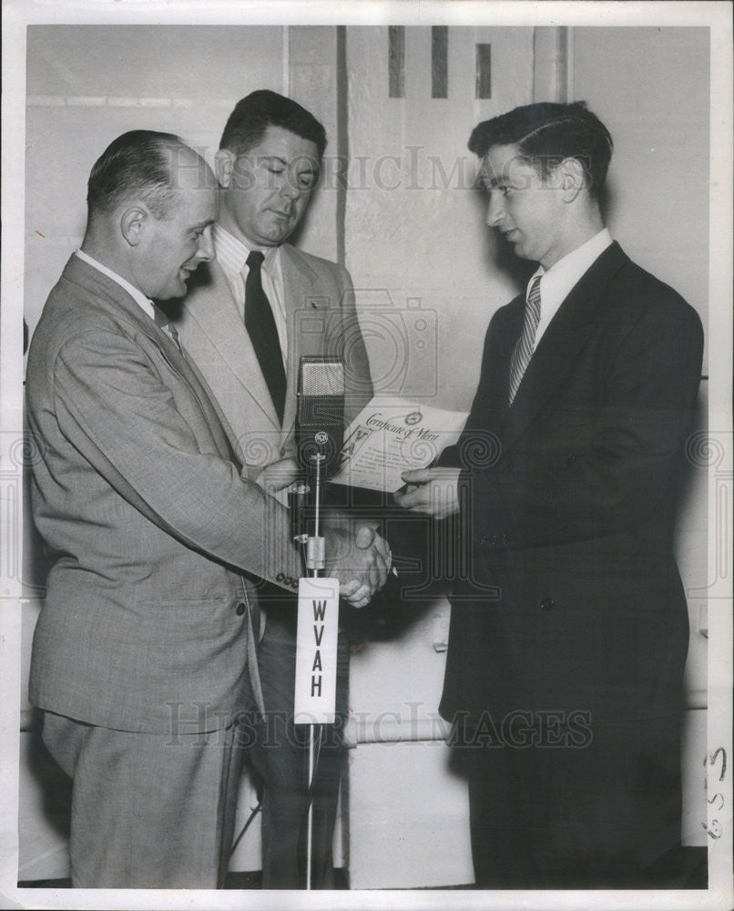 1951 Press Photo Allen Rafalson John B. Bernat Donald L. LaRocque - Historic Images