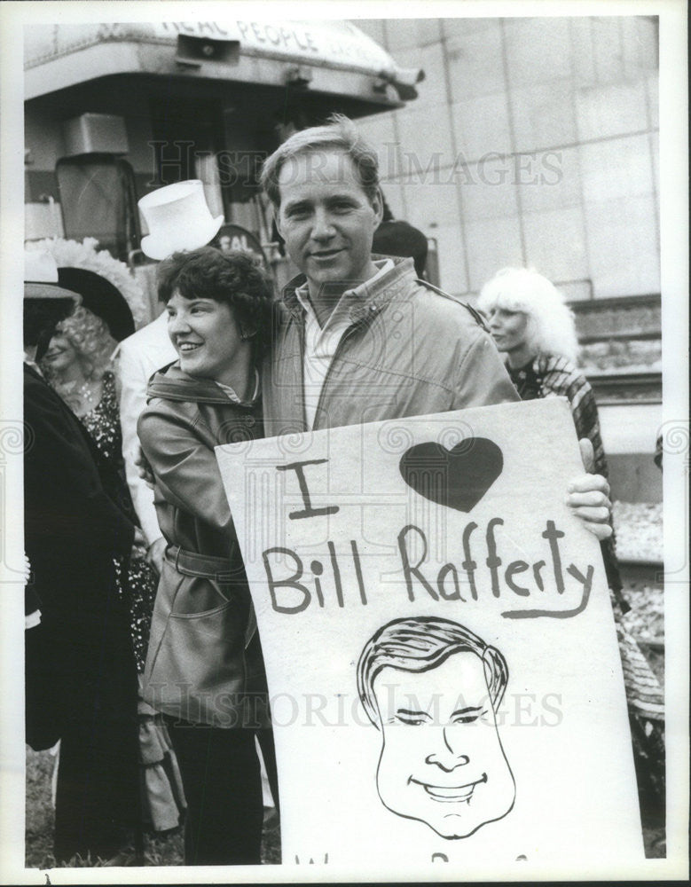 1983 Press Photo &quot;Real People&quot; co-host Bill Rafferty - Historic Images