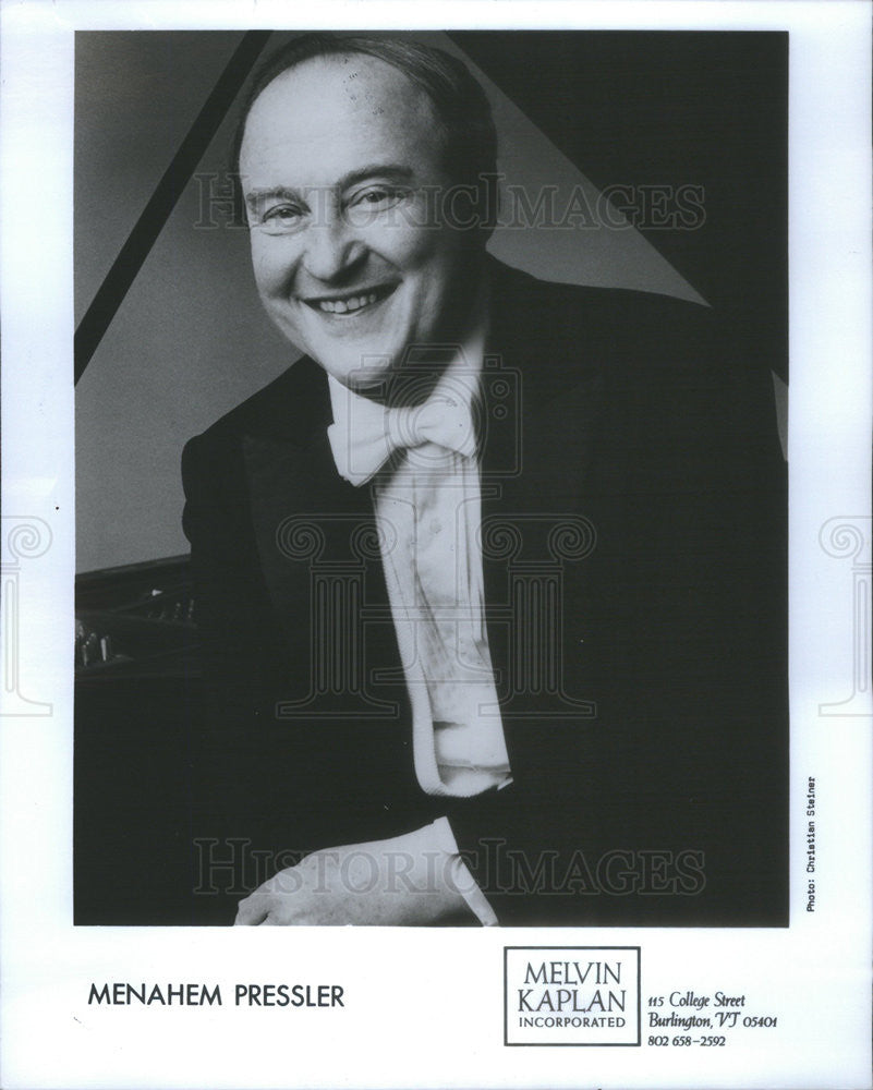 Press Photo Menahem Pressler - Historic Images