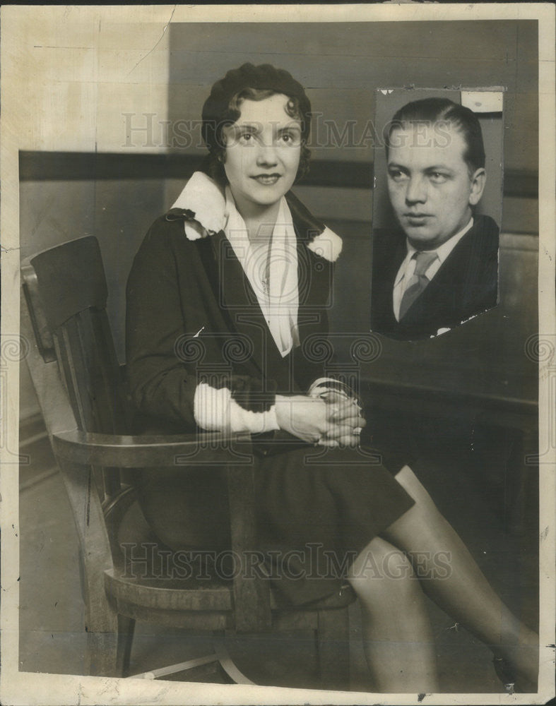 1950 Press Photo Harry C Moir Jr and Martha Greif Moir,actress - Historic Images
