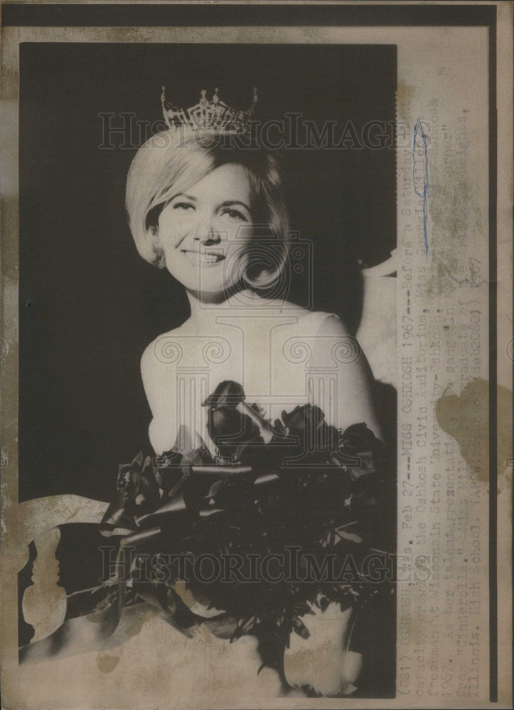 1967 Press Photo Miss Oshkosh, Georgia Miller - Historic Images