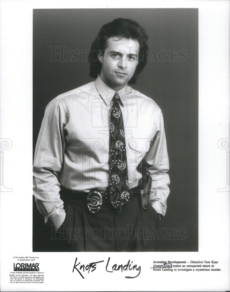 1992 Press Photo Joseph Gian in &quot;Knots Landing&quot; - Historic Images