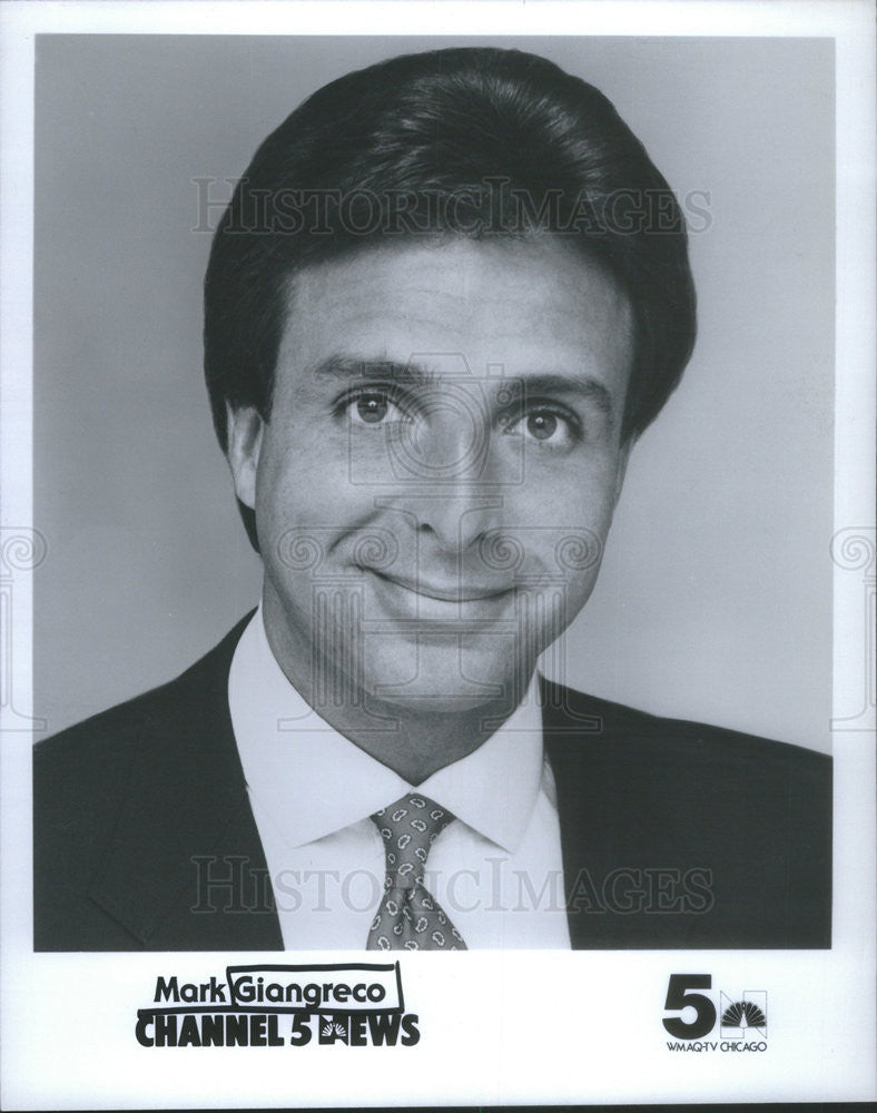 1983 Press Photo Mark Giangreco/Sportscaster - Historic Images