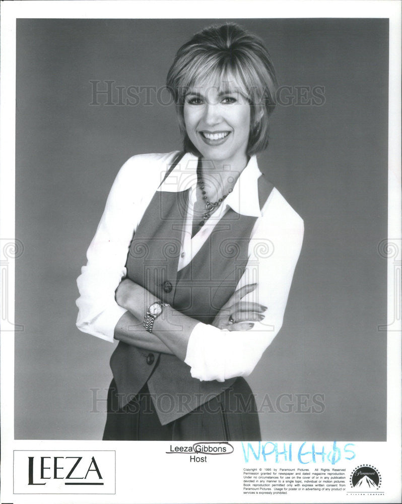 1996 Press Photo Leeva Gibbons Host - Historic Images