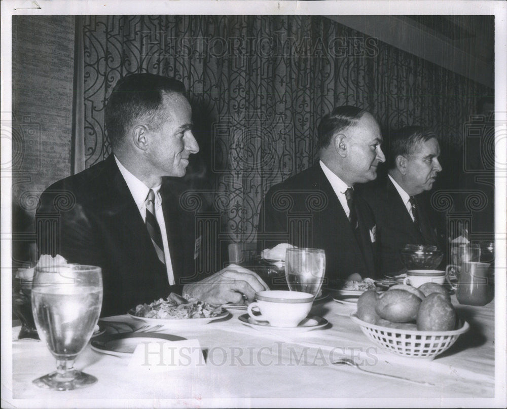 1962 Press Photo Edward Rotschild Hammond Chaffetz Erwin Grisworld Harold Berman - Historic Images