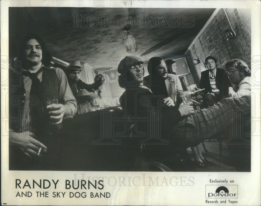 1973 Press Photo Randy Burns and the sky dog band - Historic Images