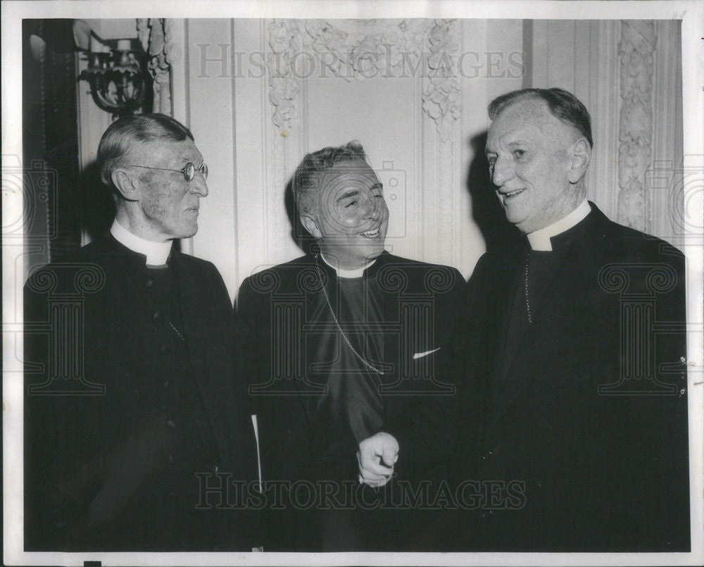 1959 Press Photo Three of Chicago&#39;s Leading Episenpal Elergyman &quot;Bishops Dinner&quot; - Historic Images