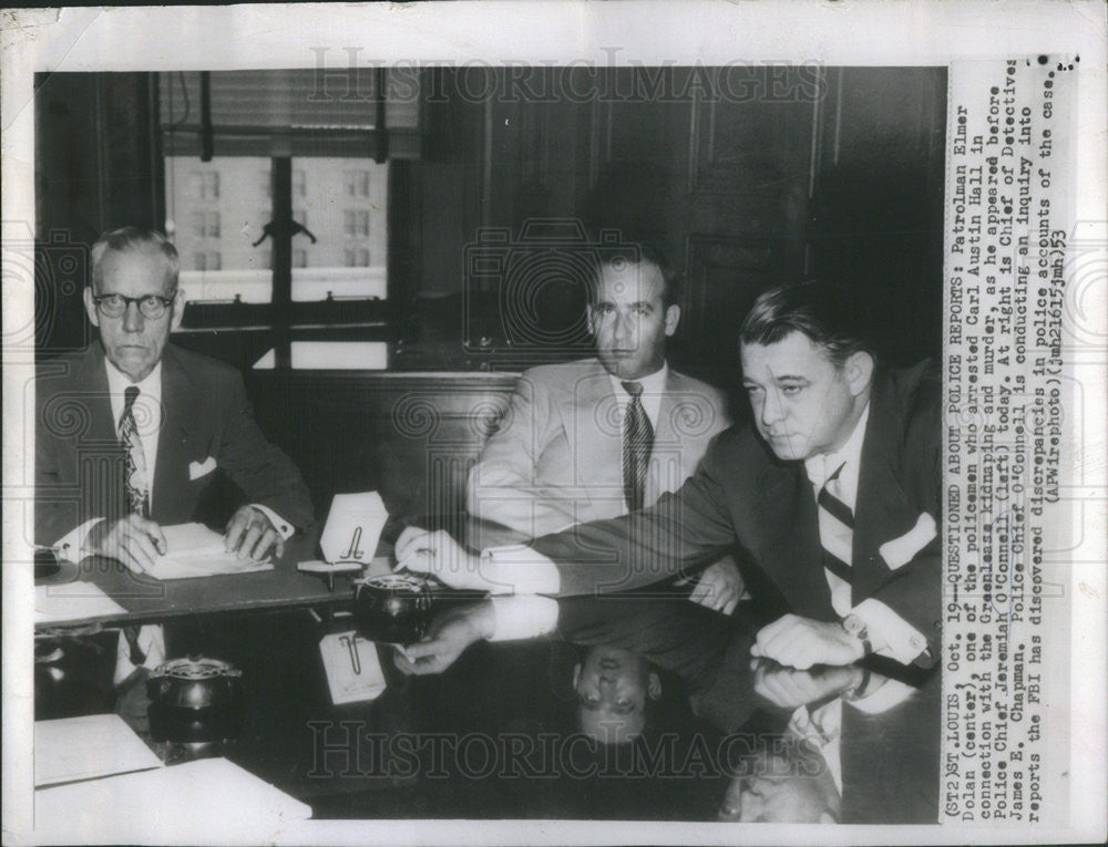 1953 Press Photo Chief Jeremiah O&#39;Connell - Historic Images