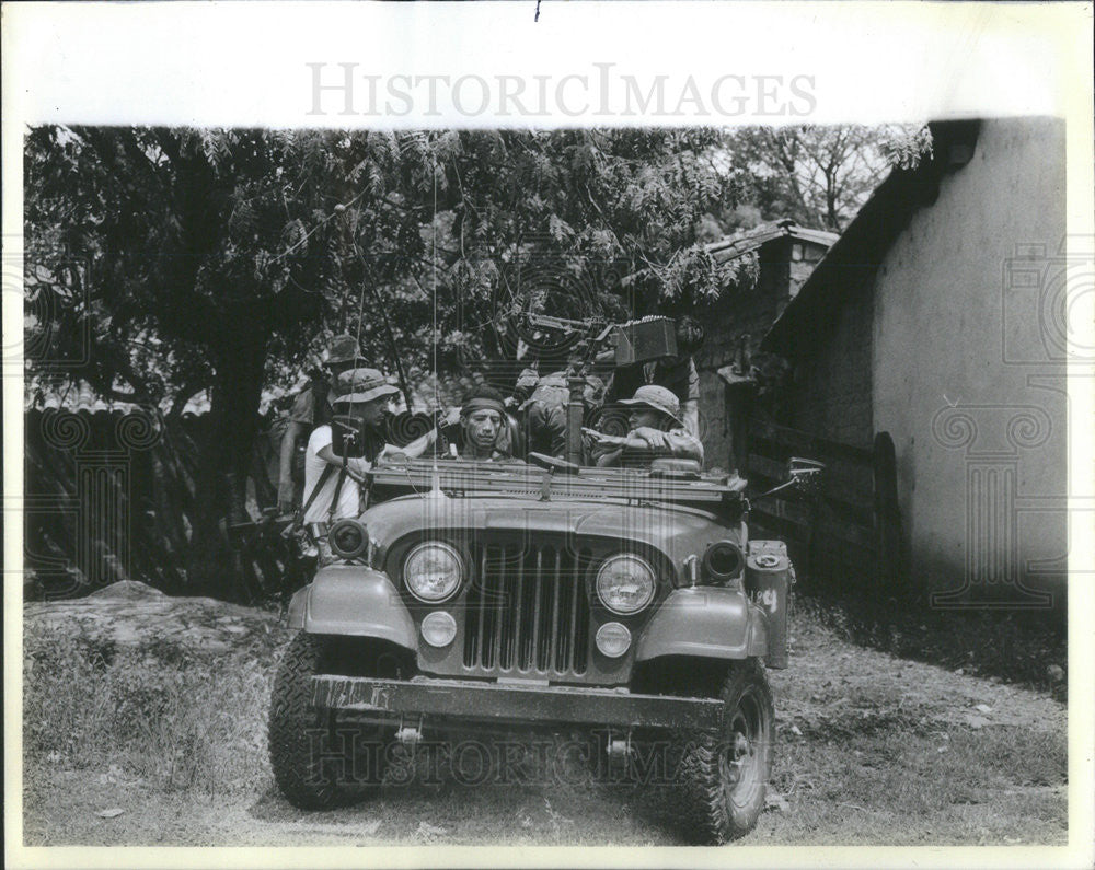 1985 Press Photo Col. Segifredo Ochoa in El Salvador - Historic Images