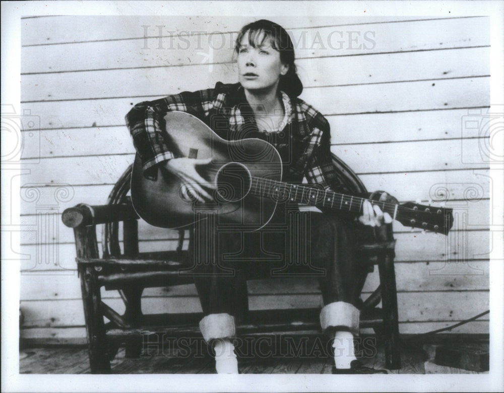 1984 Press Photo Sissy Spacek Actress Portray Loretta Lynn Coal Miner&#39;s Daughter - Historic Images