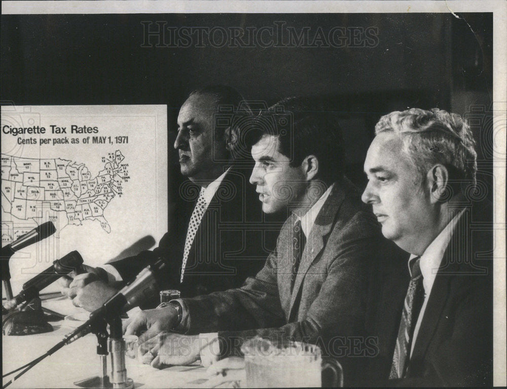 1971 Press PhotoMorris Weintraub,Steve Bloom, Wm O&#39;Flaherty - Historic Images