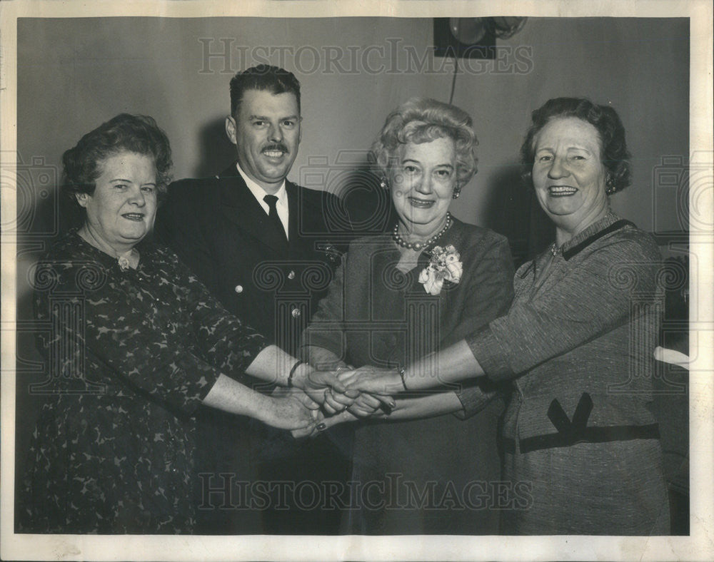 1963 Press Photo Christabel Aler/W. Miller/Police Communication/Helen Costello - Historic Images