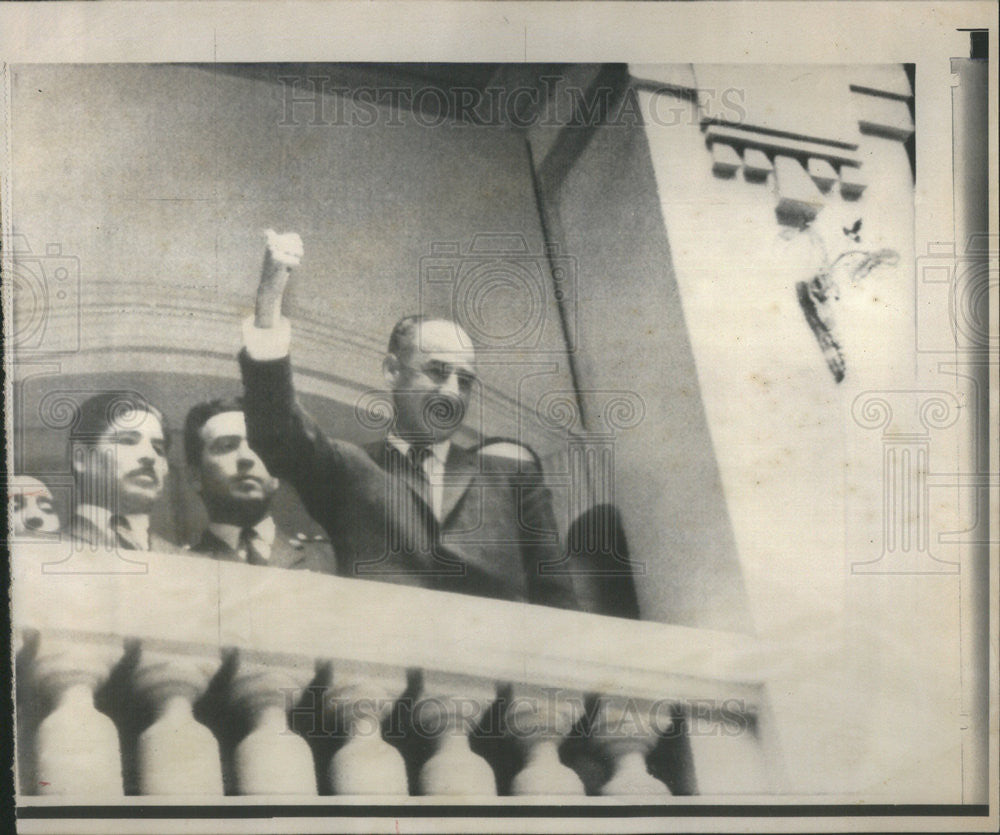 1969 Press Photo General Alfredo Candia Head of Bolivian Government - Historic Images