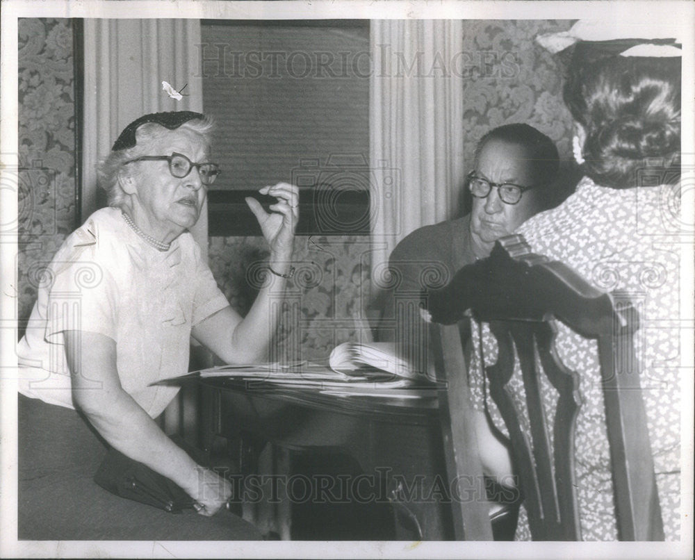 1955 Press Photo State Senator Lottie O&#39;Neill Shaughnessy Illinois Training - Historic Images