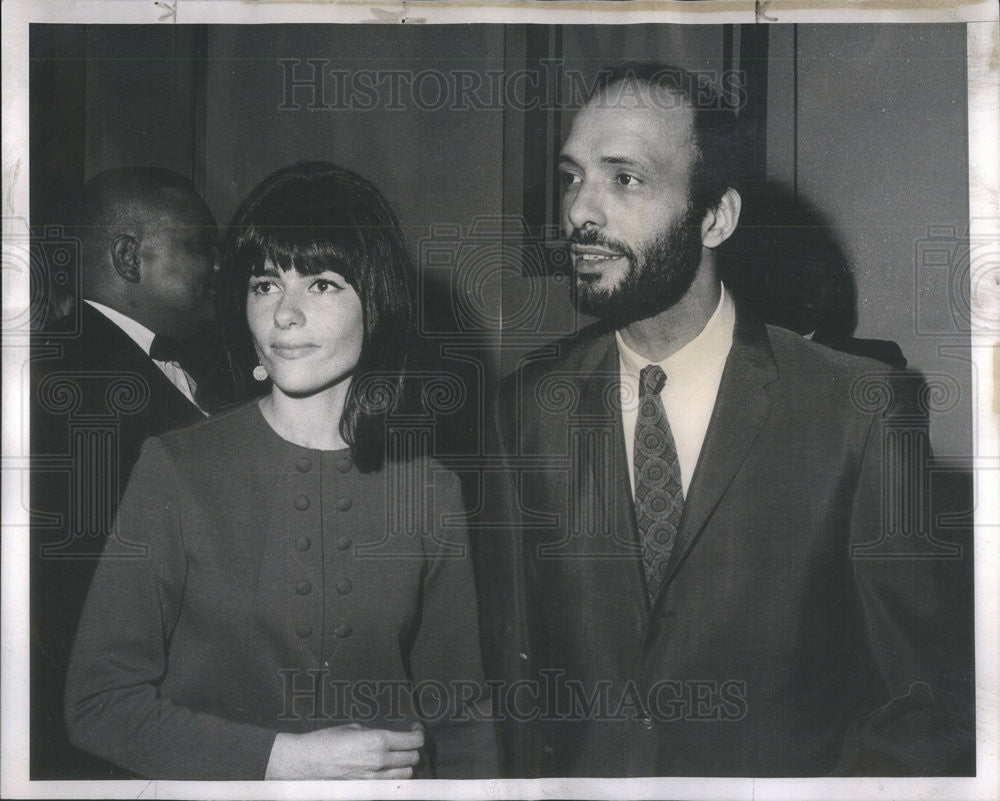 1967 Press Photo Mr. and Mrs Al Raby, Civil Rights Leader - Historic Images