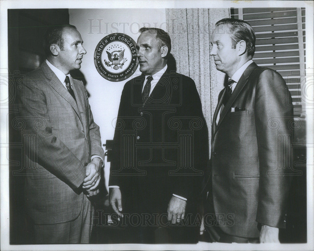 1969 Press Photo Republican Congressmen Thomas Railsback John Erlenborn - Historic Images