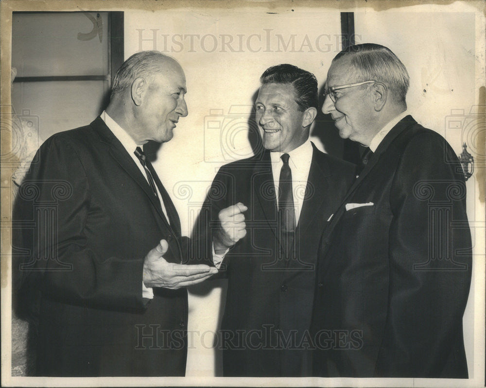 1964 Press Photo Paul Powell Illinois State Secretary - Historic Images