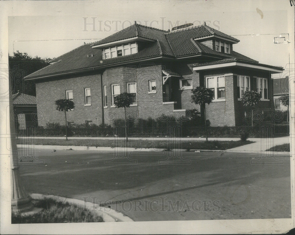1928 Press Photo William Ramien Kidnap Victim Home - Historic Images