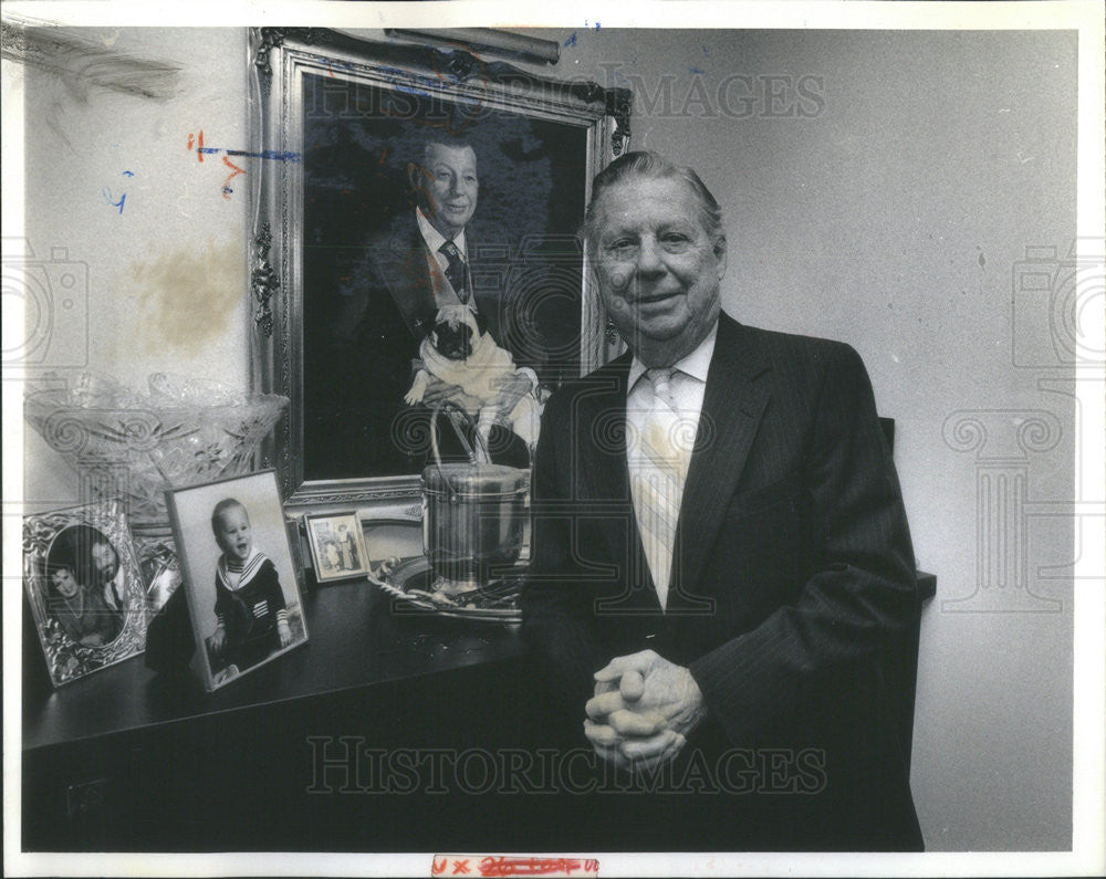 1991 Press Photo Gerald Getty American Lawyer - Historic Images