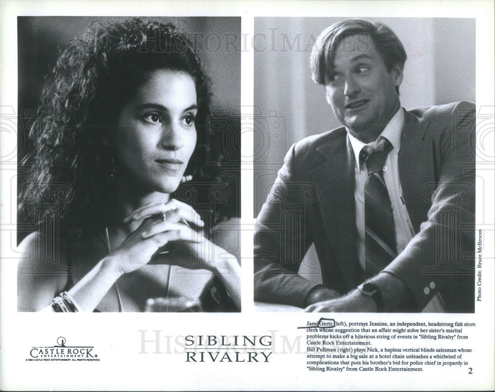 1991 Press Photo Jami Gertz Portrays Jeanine in Sibling Rivalry - Historic Images