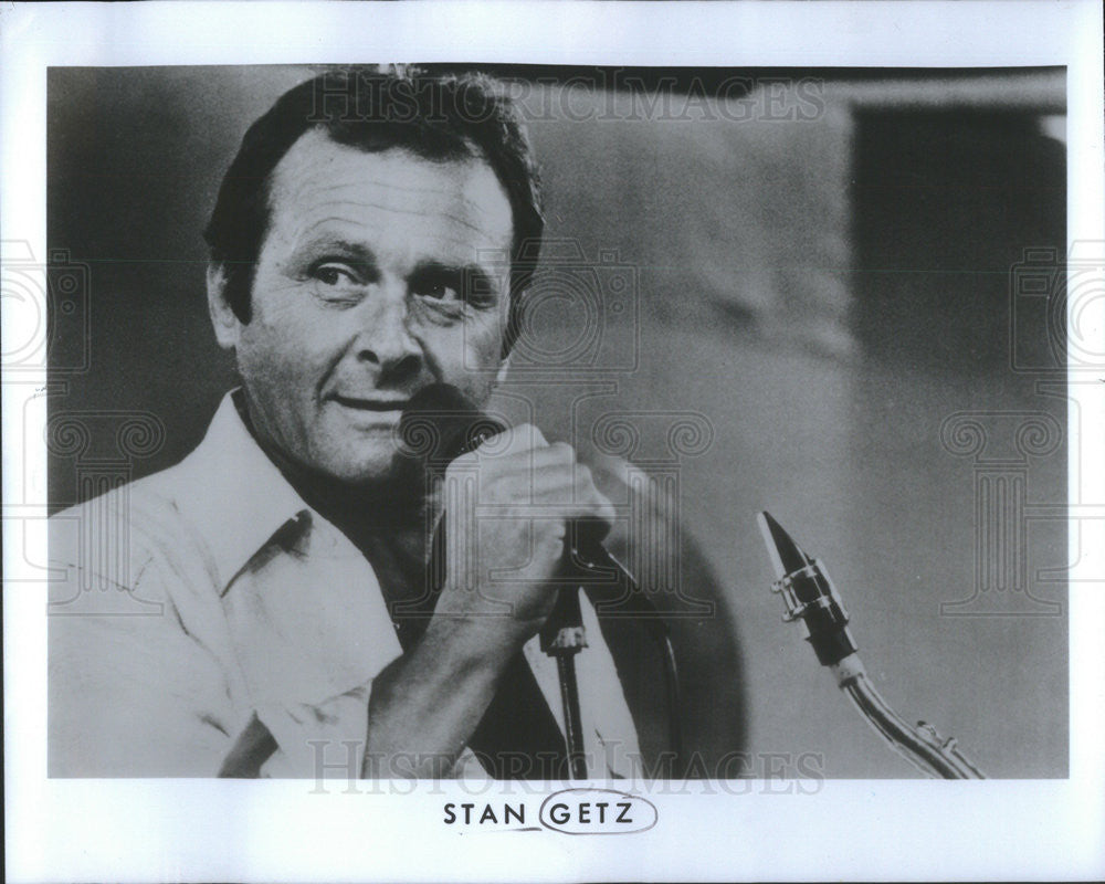 Press Photo Jazz Artist Stan Getz - Historic Images