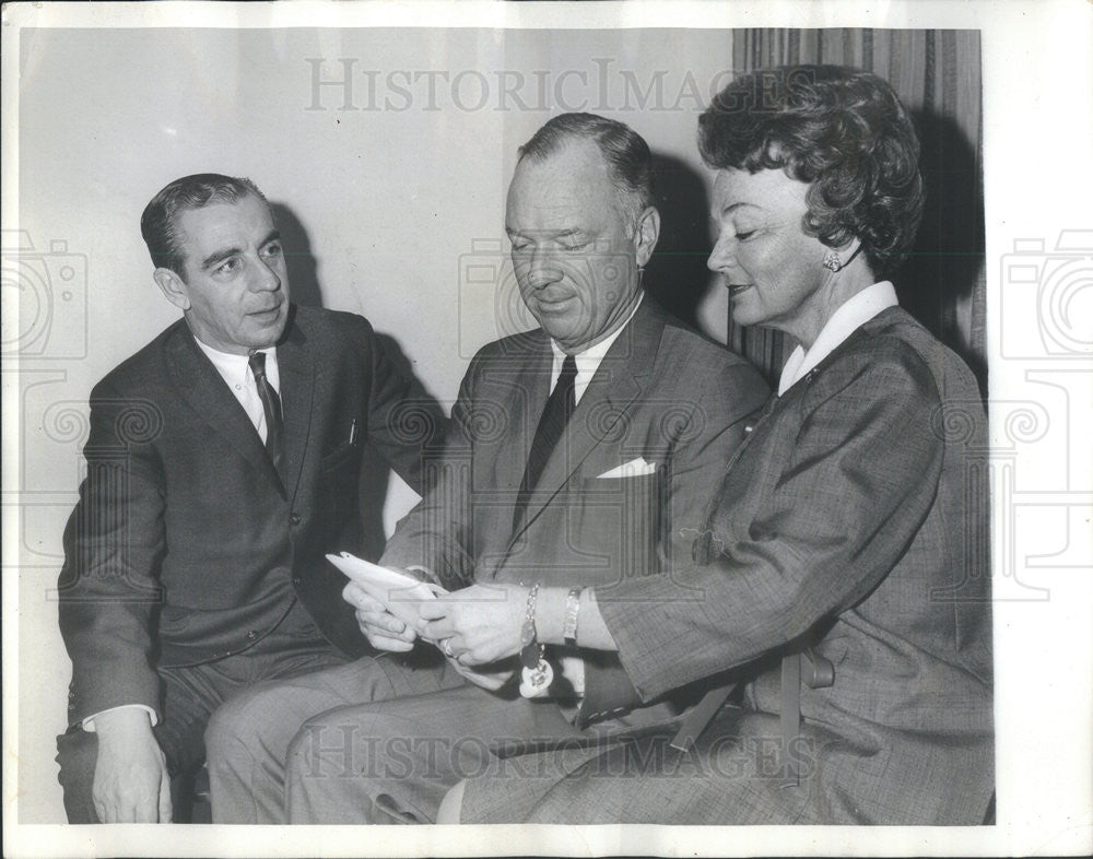 1965 Press Photo Paul Molloy Chicago Sun Times Theodore Tieken Conway Olmsted - Historic Images