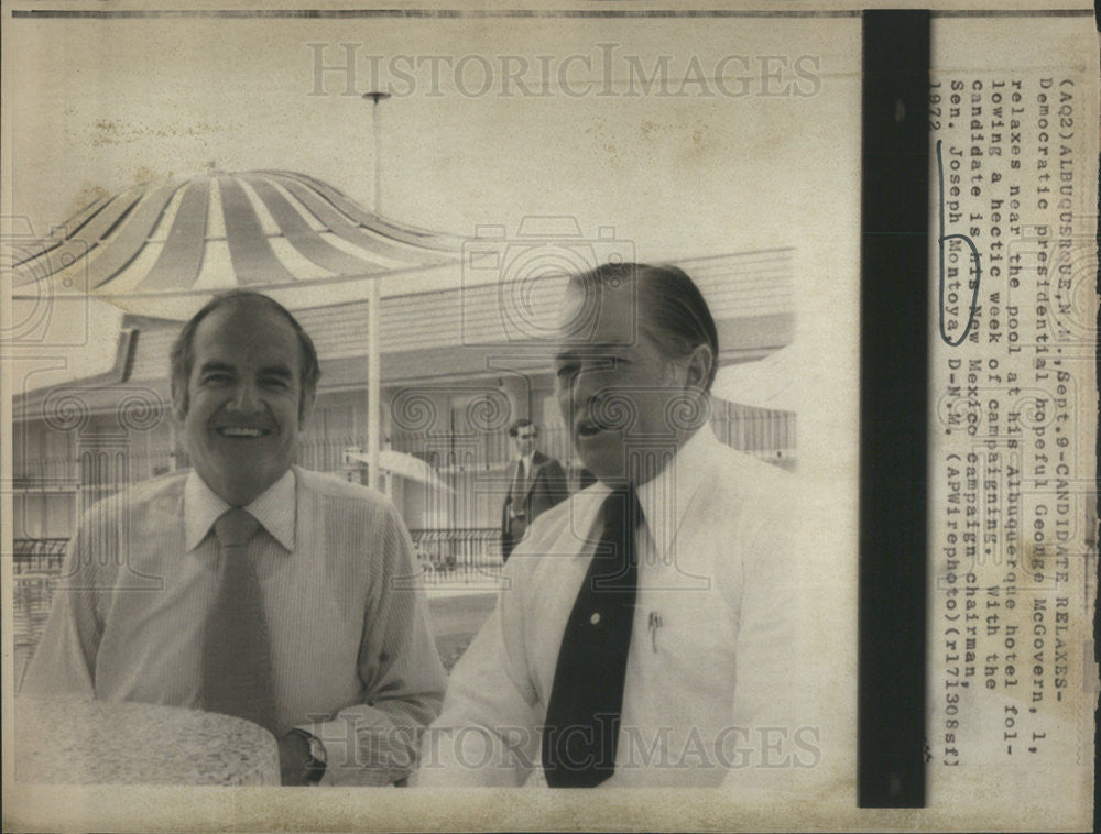 1972 Press Photo Joseph Montoya Democratic Politician - Historic Images