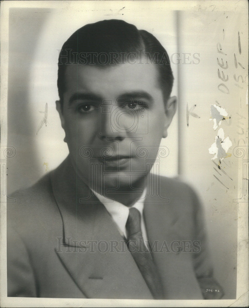 1938 Press Photo Ken Murray American Comedian Entertainer - Historic Images