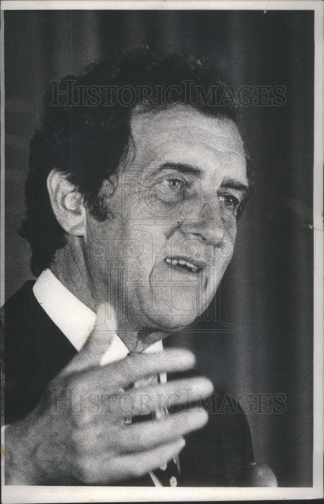 1973 Press Photo Edmund Muskie Senator - Historic Images