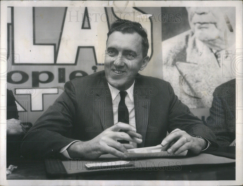 1960 Press Photo Edmund Muskie American Democratic Politician - Historic Images