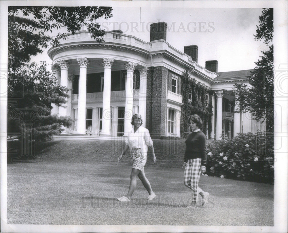 1962 Press Photo Daniel Peterkin Georgian Home House - Historic Images