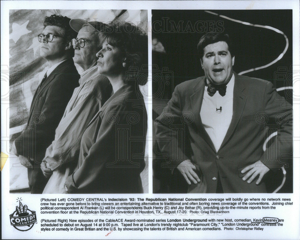 1992 Press Photo Comedy Central - Historic Images