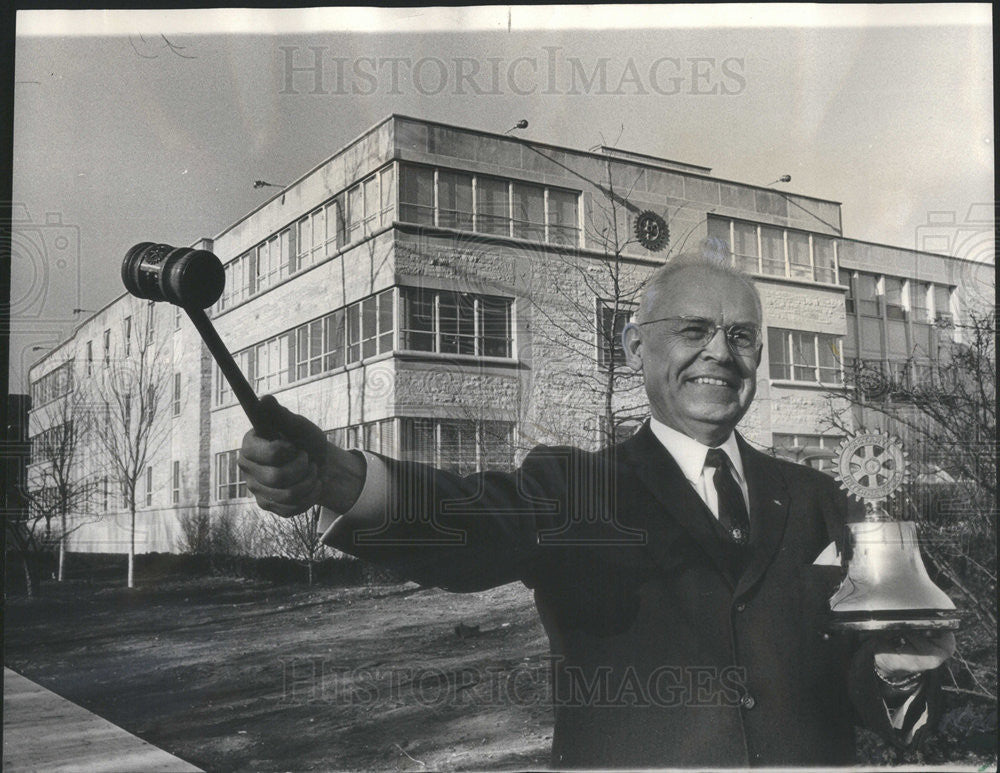 1966 Press Photo New Addition for Rotary - Historic Images