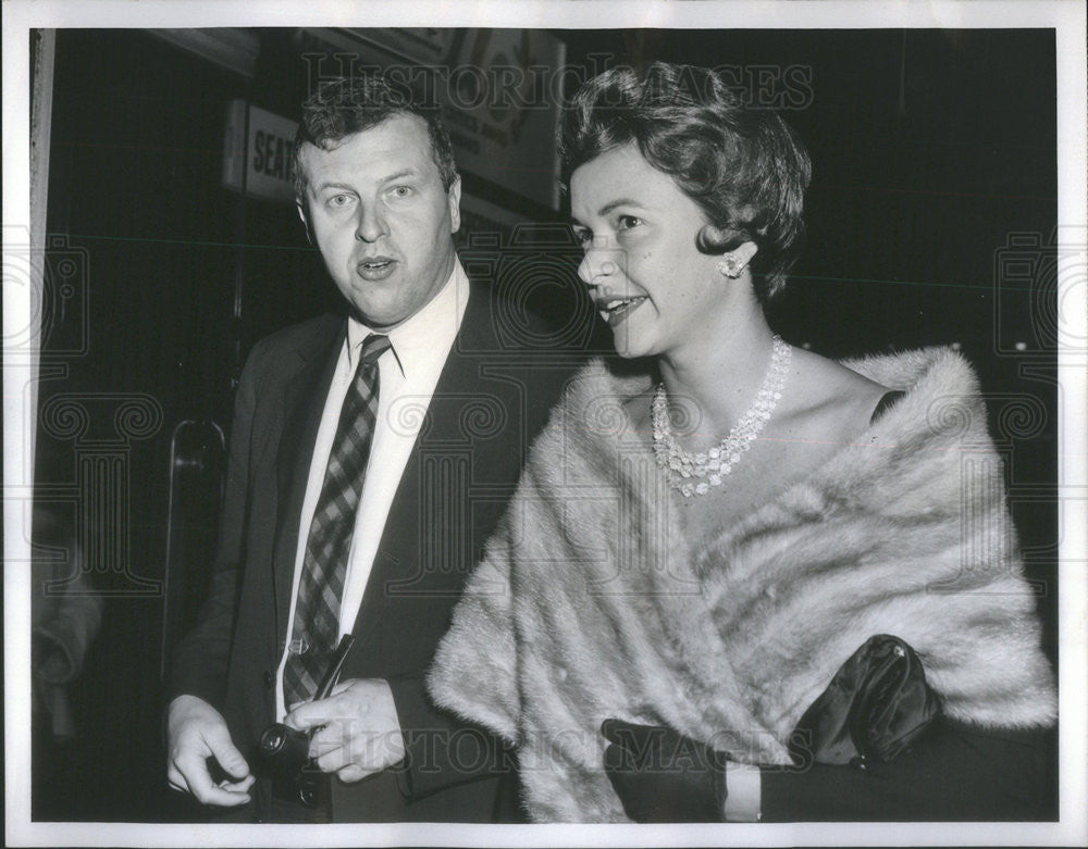 1960 Press Photo Mr &amp; Mrs Sumner Mead - Historic Images