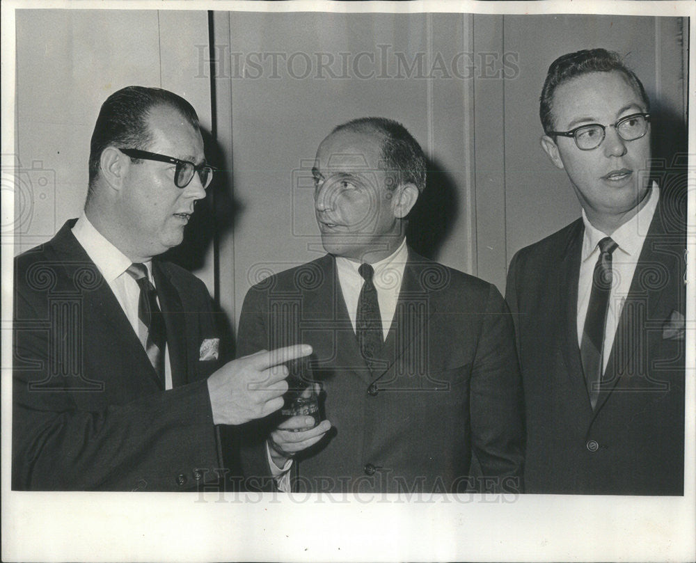 1965 Press Photo Mortage Bankers Assn speakers JP Callahan,PG Reynolds,J McGrath - Historic Images