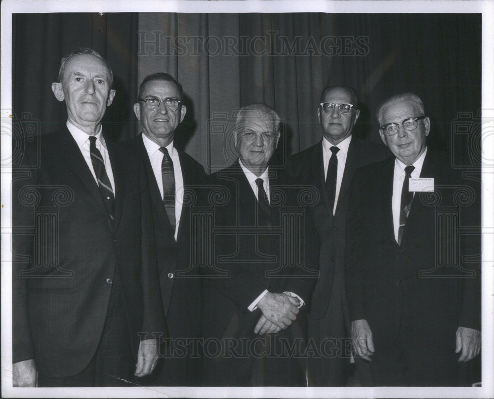 1967 Press Photo School Newspaper men Dr Joe Murphy,Dr Lawrence Campbell - Historic Images