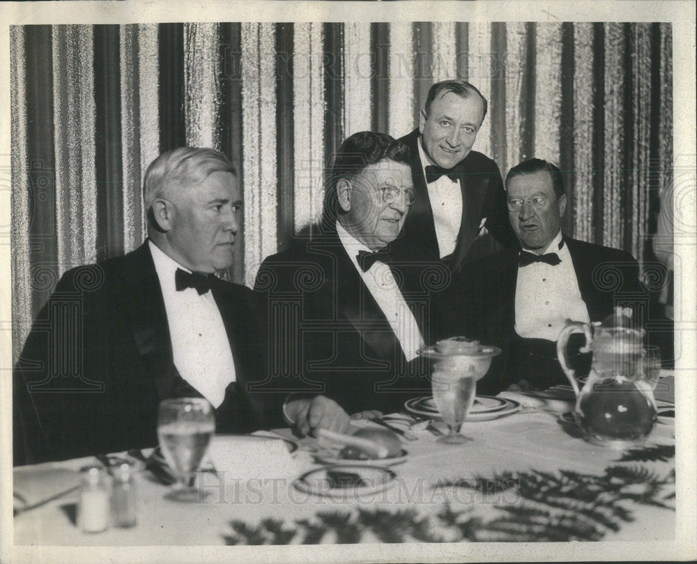 1938 Press Photo Stewart McDonald FHA administrator Arthur Kruggel president - Historic Images