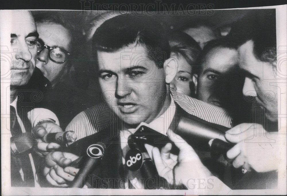 1964 Press Photo Jack Pittman National Democratic Party - Historic Images