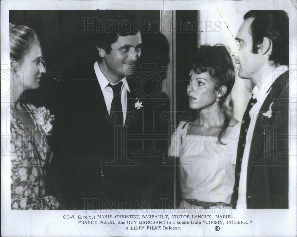 1959 Press Photo Marie Christine Barrault,Victor Lanoux,Marie France Pieser - Historic Images