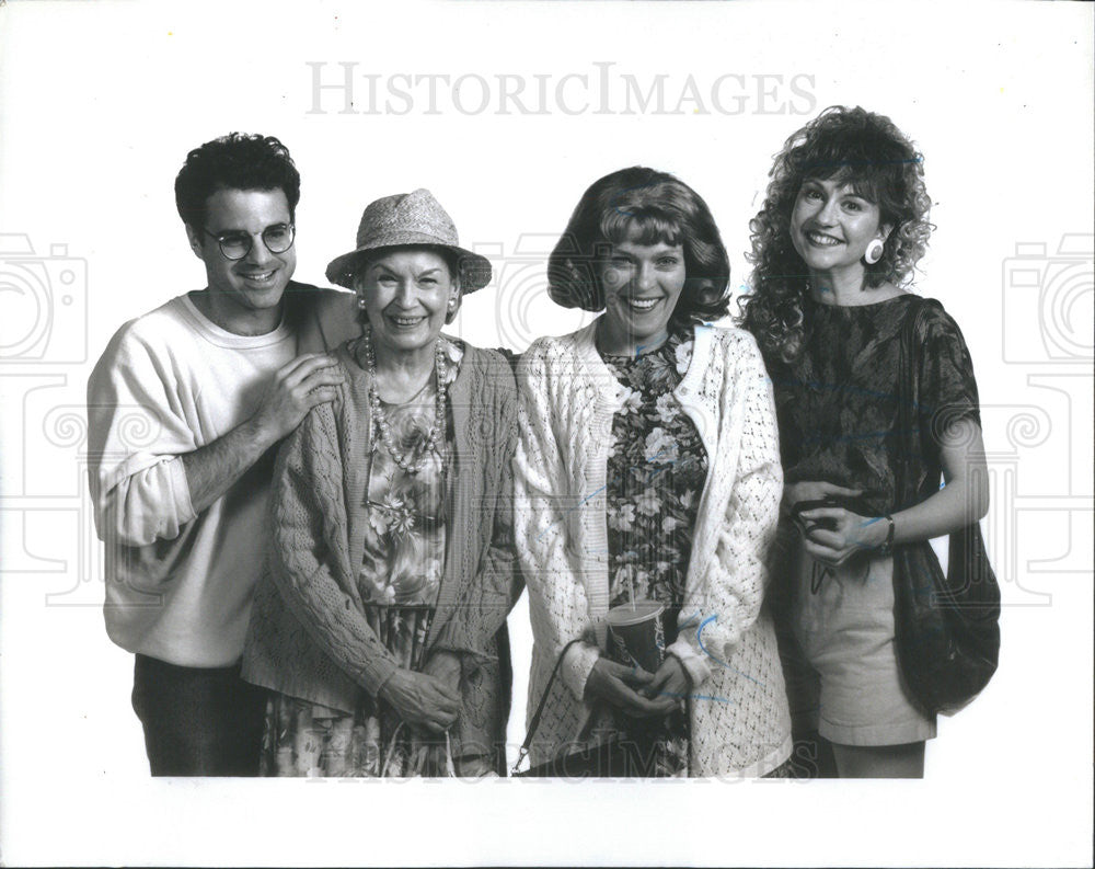 1993 Press Photo David Petrarca Jane MacIver Carol Schultz Mary Beth Fisher - Historic Images