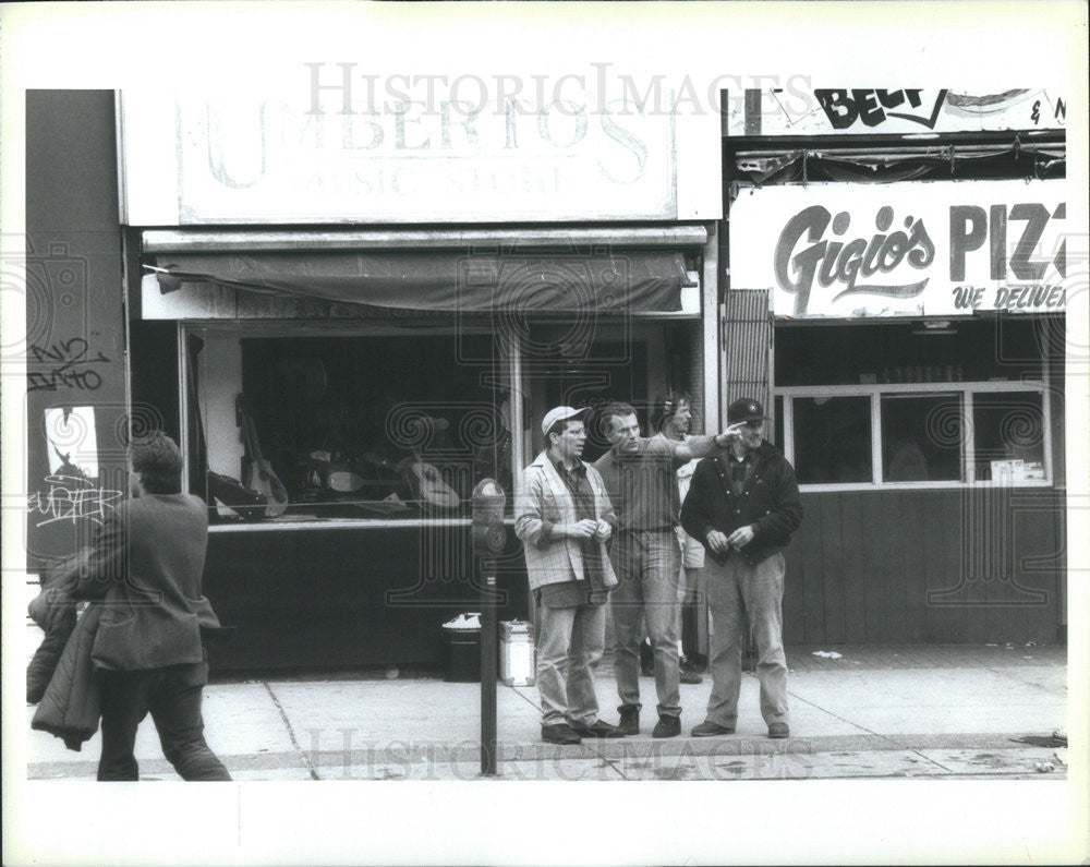 1987 Press Photo David Mamet,directing &quot;Things Change&quot; - Historic Images