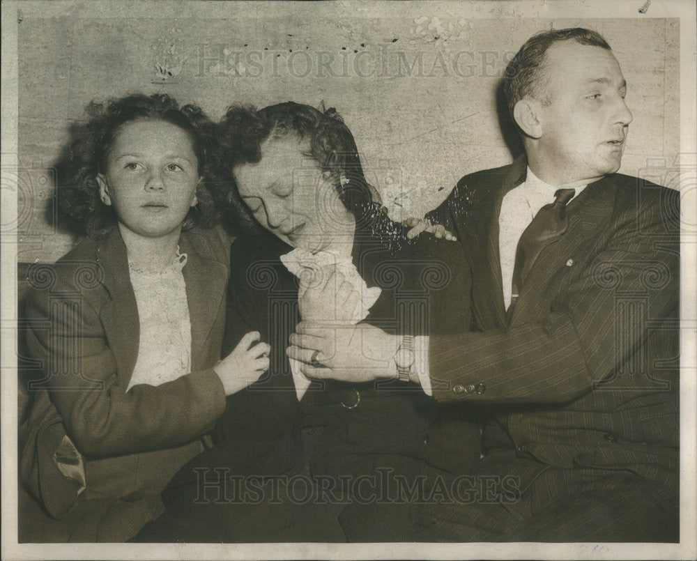 1946 Press Photo Liczkowski Lesniewski Inquest Mr/Mrs Chester Lesniewski - Historic Images