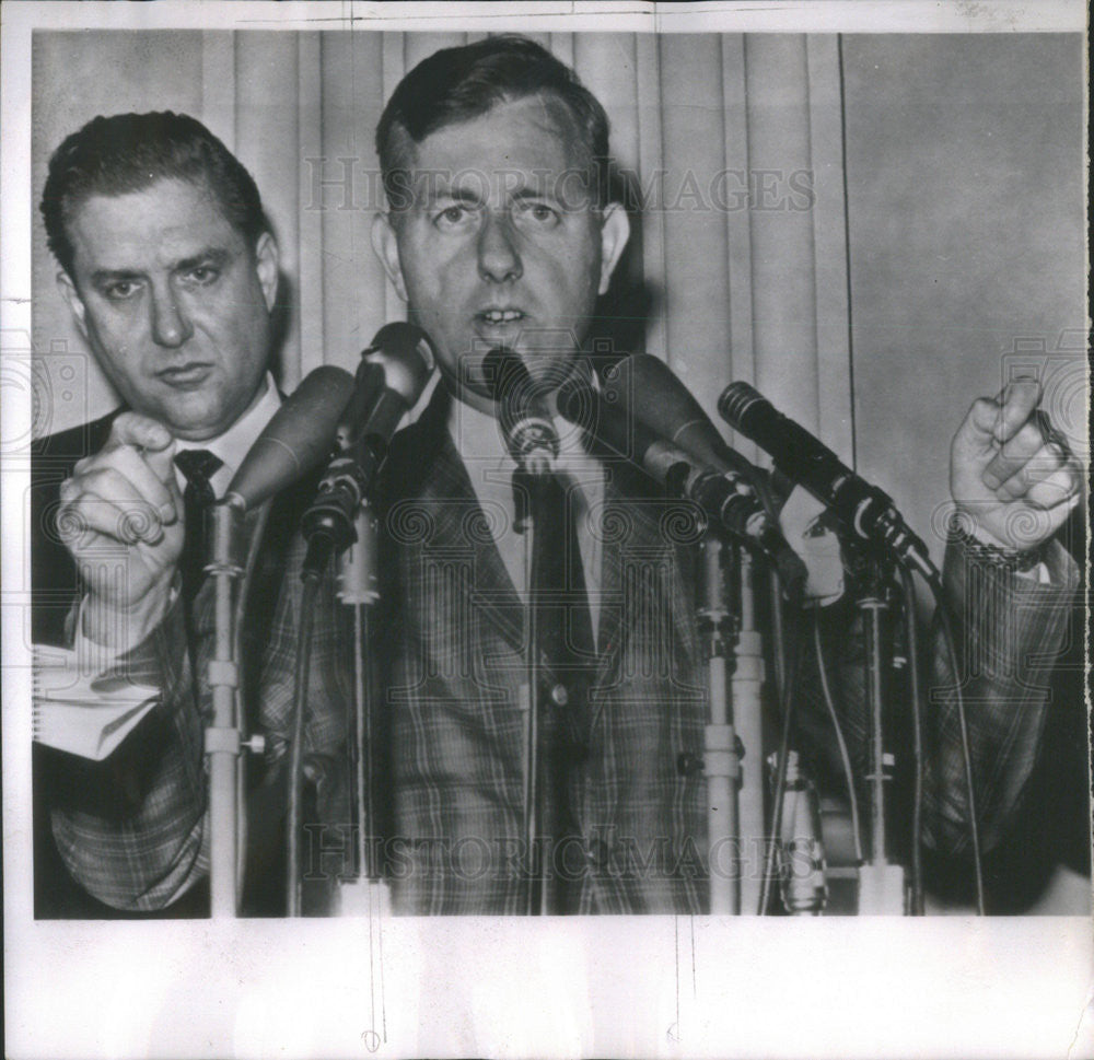 1962 Press Photo Robert Manuel,ex counsel to House subcommittee - Historic Images