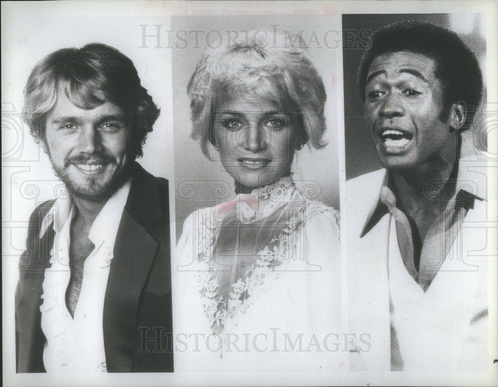 1982 Press Photo John Schneider,Barbara Mandrell, and Ben Vereen - Historic Images